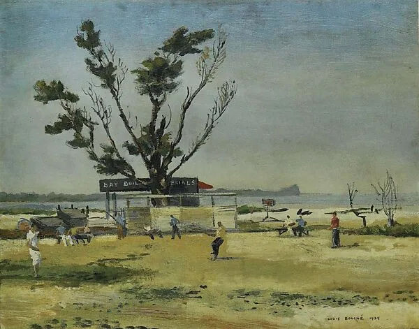 Baseball Game, Long Island — Louis Bouché