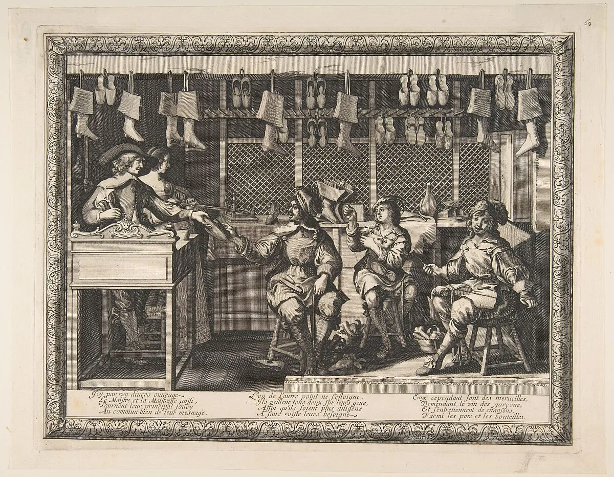 The Cobbler — Abraham Bosse|Melchior Tavernier