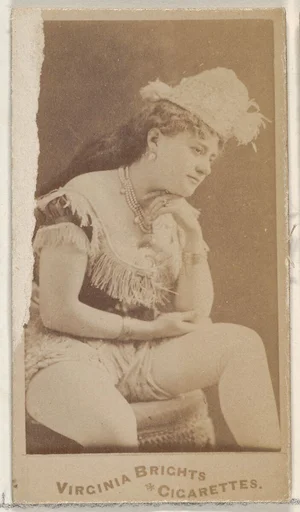 From the Actors and Actresses series (N45, Type 4) for Virginia Brights Cigarettes