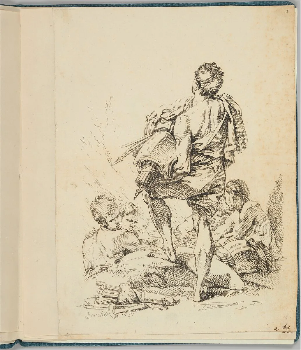 New Book of Various Figures — François Boucher|Gabriel Huquier