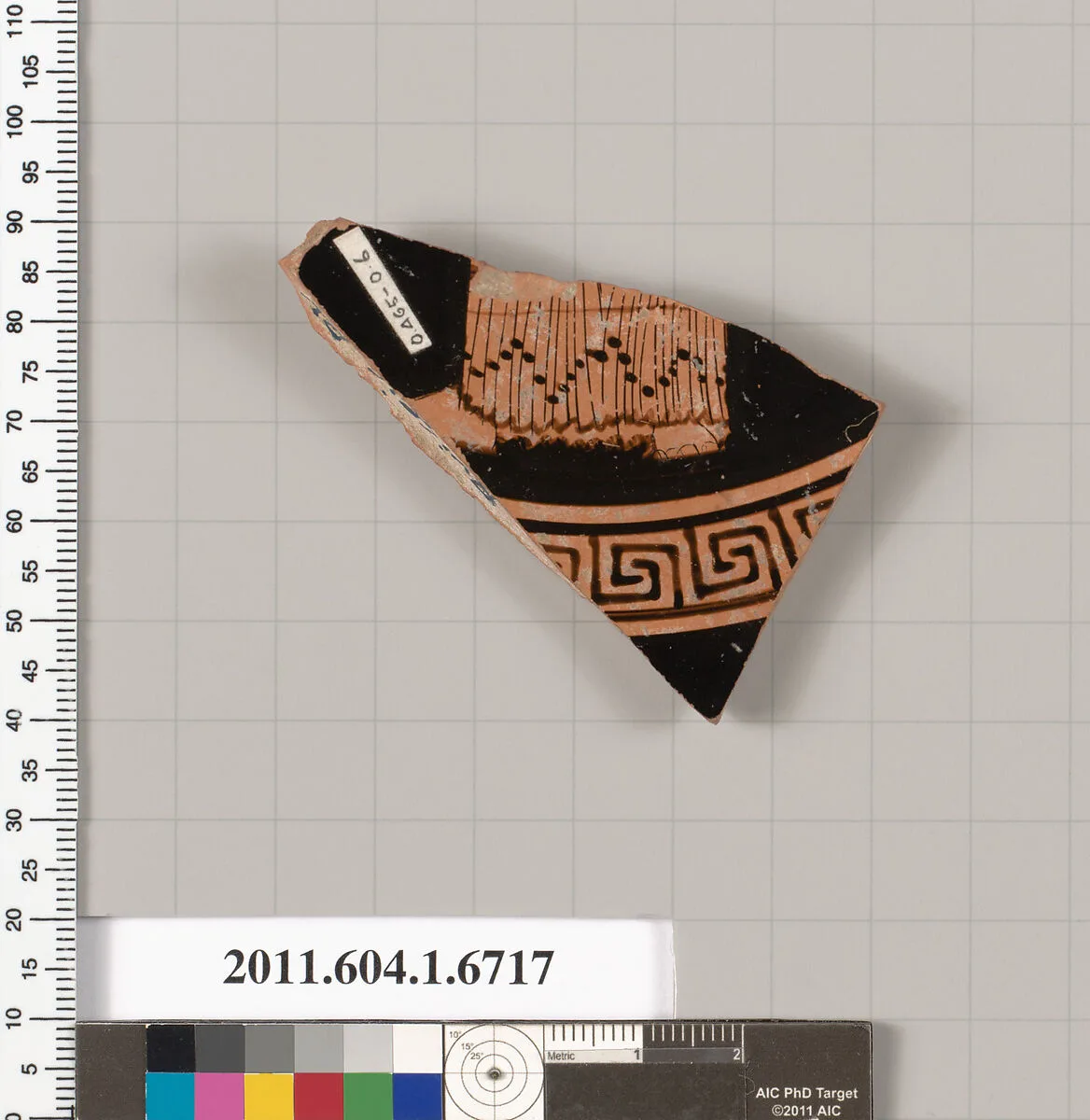 Terracotta fragment of a kylix (drinking cup) — Briseis Painter