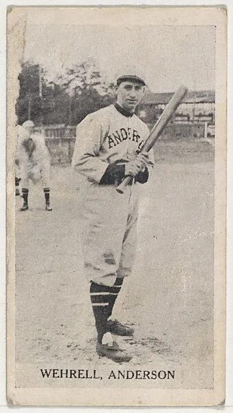 Wehrell, Anderson, from the Contentnea series (T209, Set 2) for the American Tobacco Company to promote Contentnea Cigarettes — American Tobacco Company