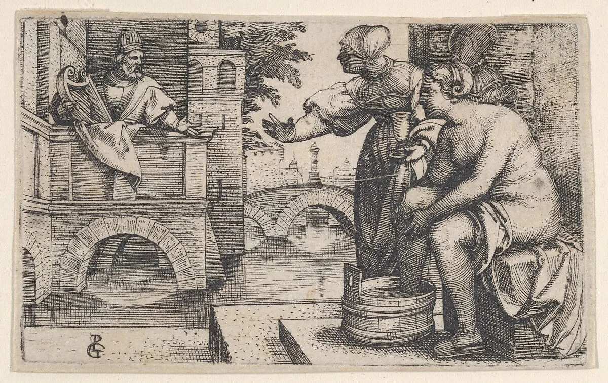 David and Bathsheba — Georg Pencz