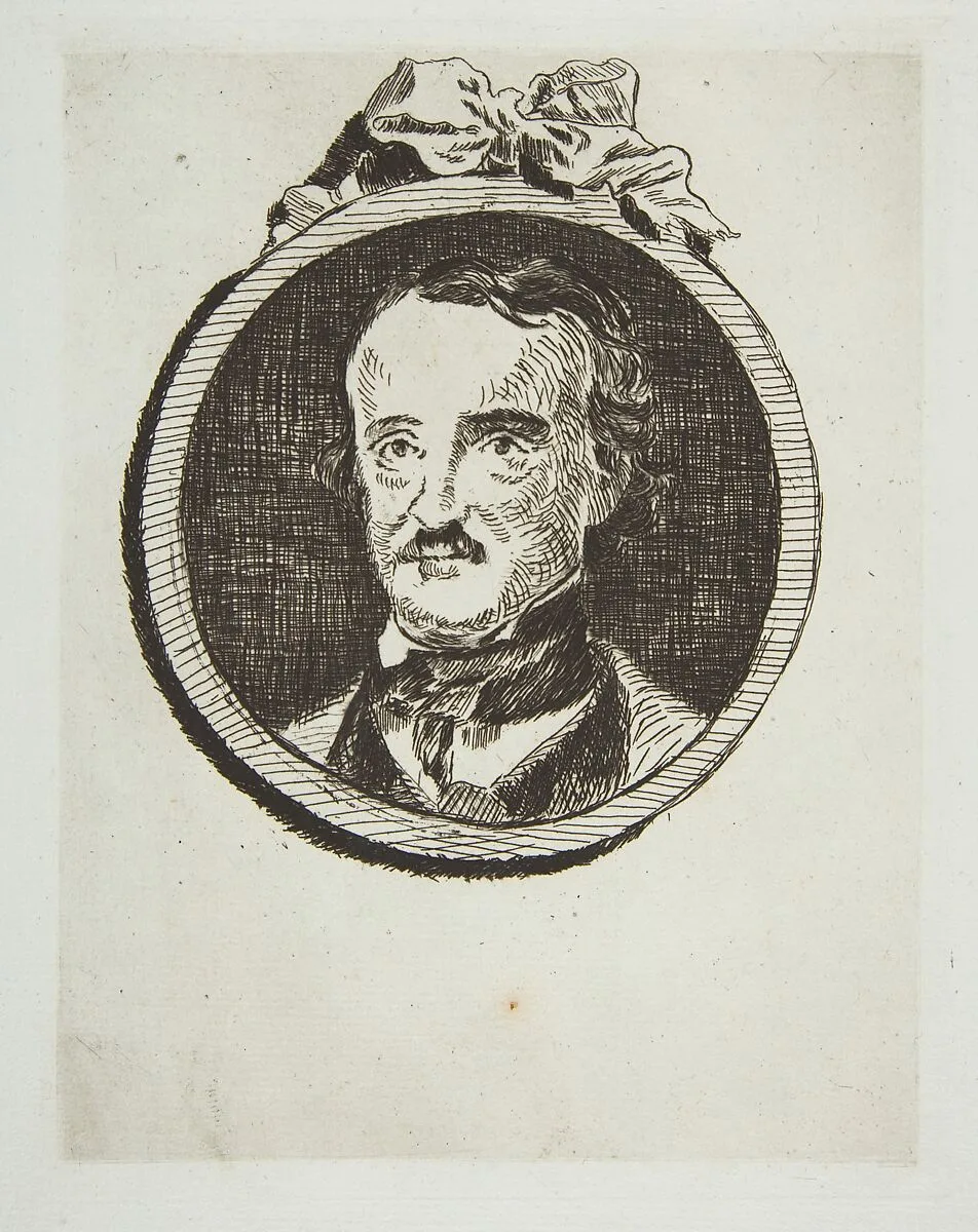 Portrait of Edgar Allan Poe — Edouard Manet|Edgar Allan Poe