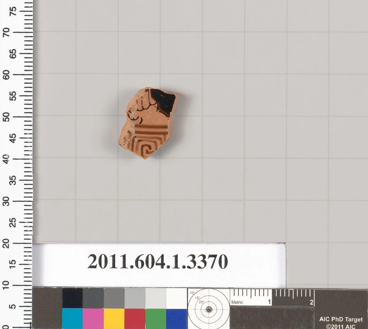 Terracotta fragment of a kylix (drinking cup) — Unknown