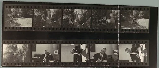 [3 Portraits of William R. Driver, Jr. for "Partners in Banking" Book, and 6 Portraits of Isabelle Evans in a Garden]
