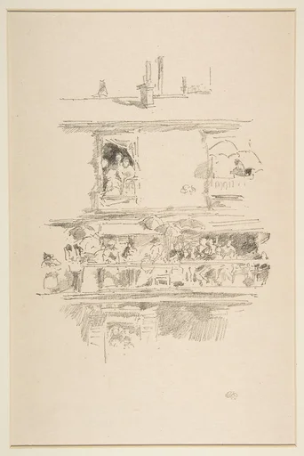 The Long Balcony (Paris Windows, The Long Balcony)