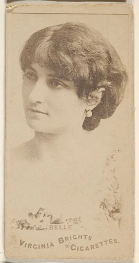 Belle, from the Actors and Actresses series (N45, Type 1) for Virginia Brights Cigarettes