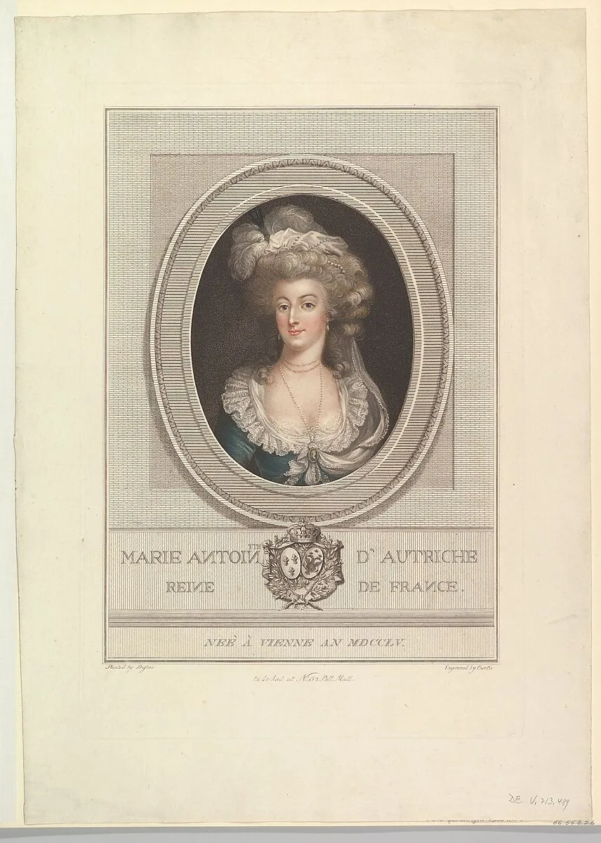 Portrait of Marie Antoinette — Dufroe|John Curtis|Elisabeth Louise Vigée Le Brun|Marie Antoinette, Queen of France