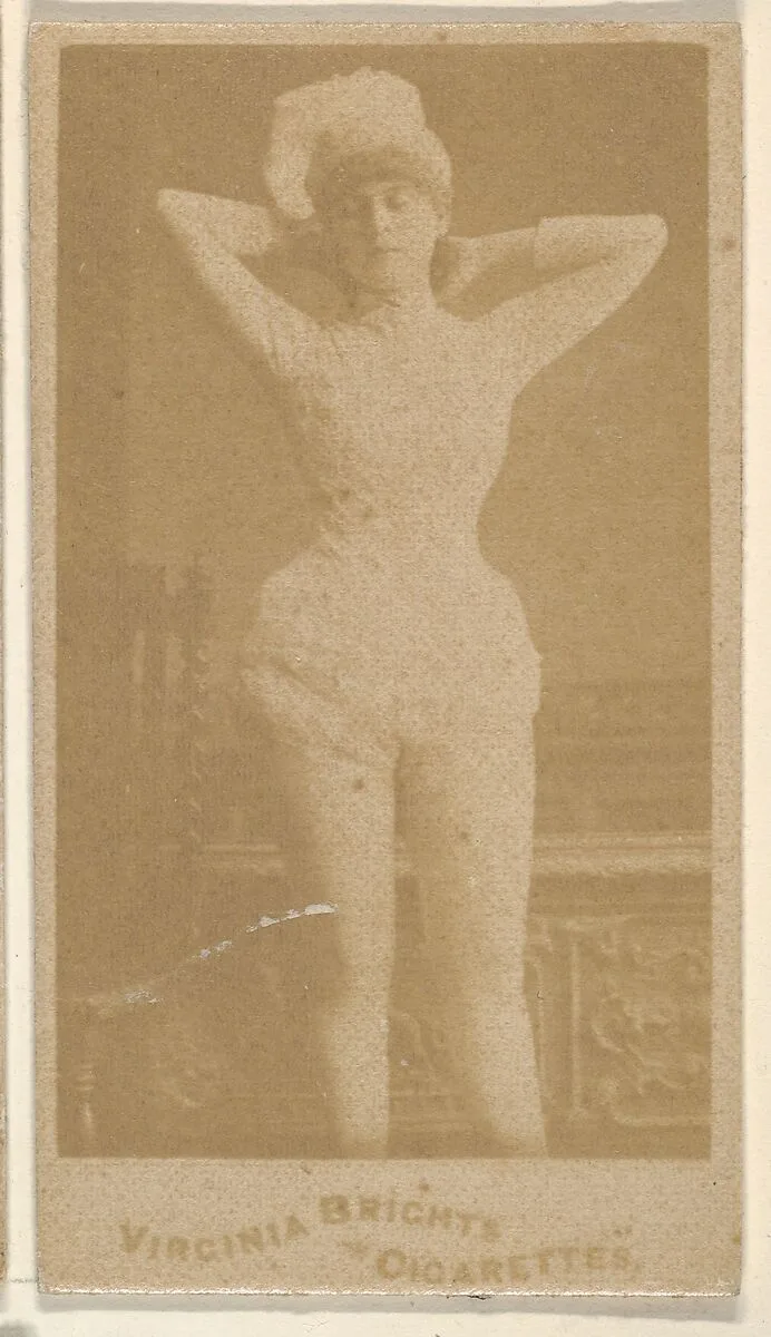 From the Actors and Actresses series (N45, Type 5) for Virginia Brights Cigarettes — Allen & Ginter