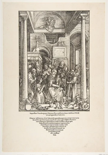 The Glorification of the Virgin, from "The Life of the Virgin"