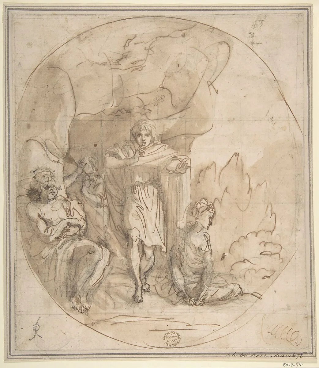 Orpheus — Anonymous, Italian, Roman-Bolognese, 17th century