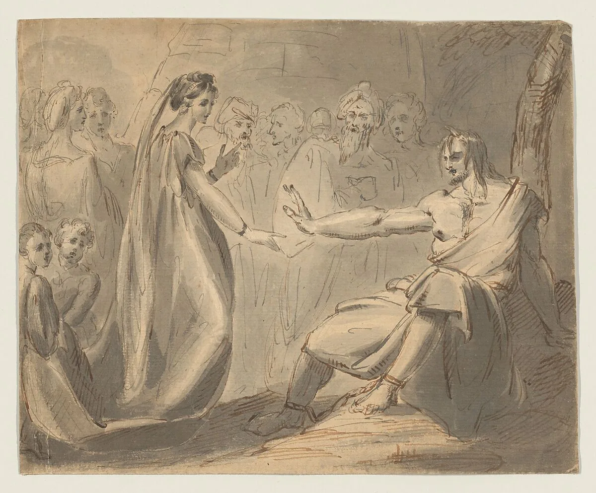 A Prison Scene — William Hamilton