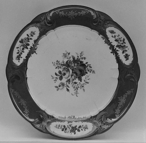 Plate (Assiette à palmes) (1 of 102) (part of a service)