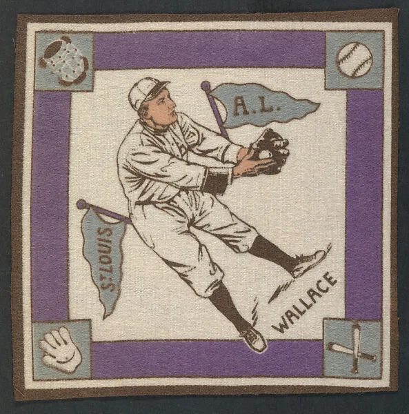Bobby Wallace, St. Louis, American League from Baseball Players Felt Blanket series (B18) — Unknown