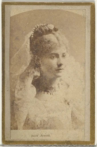 Sara Jewett, from the Actresses and Celebrities series (N60, Type 2) promoting Little Beauties Cigarettes for Allen & Ginter brand tobacco products