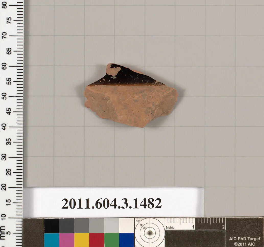 Terracotta fragment of a skyphos (deep drinking cup) — Unknown