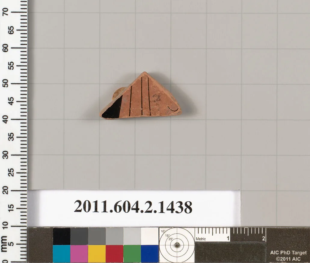 Terracotta fragment of a skyphos (deep drinking cup) — Unknown