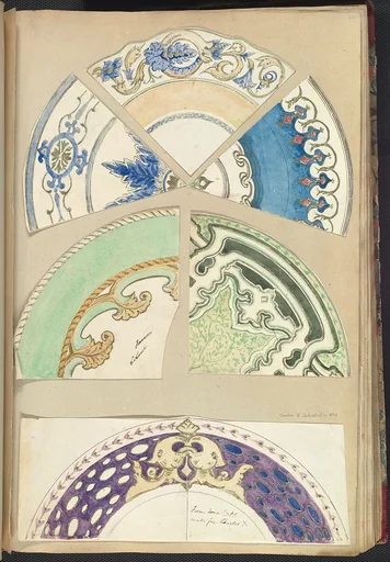 Seven Designs for Decorated Plates