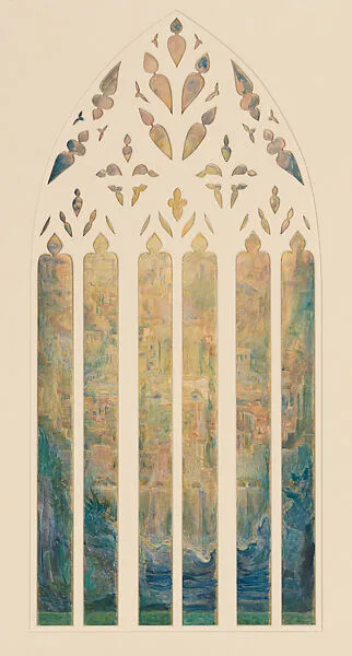 Design for window — Frederick Wilson|Louis C. Tiffany|Tiffany Studios|Tiffany Glass and Decorating Company