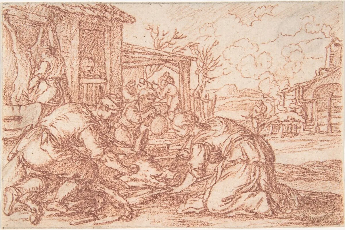 December (one of a series representing the labors of the months) — Jonas Umbach