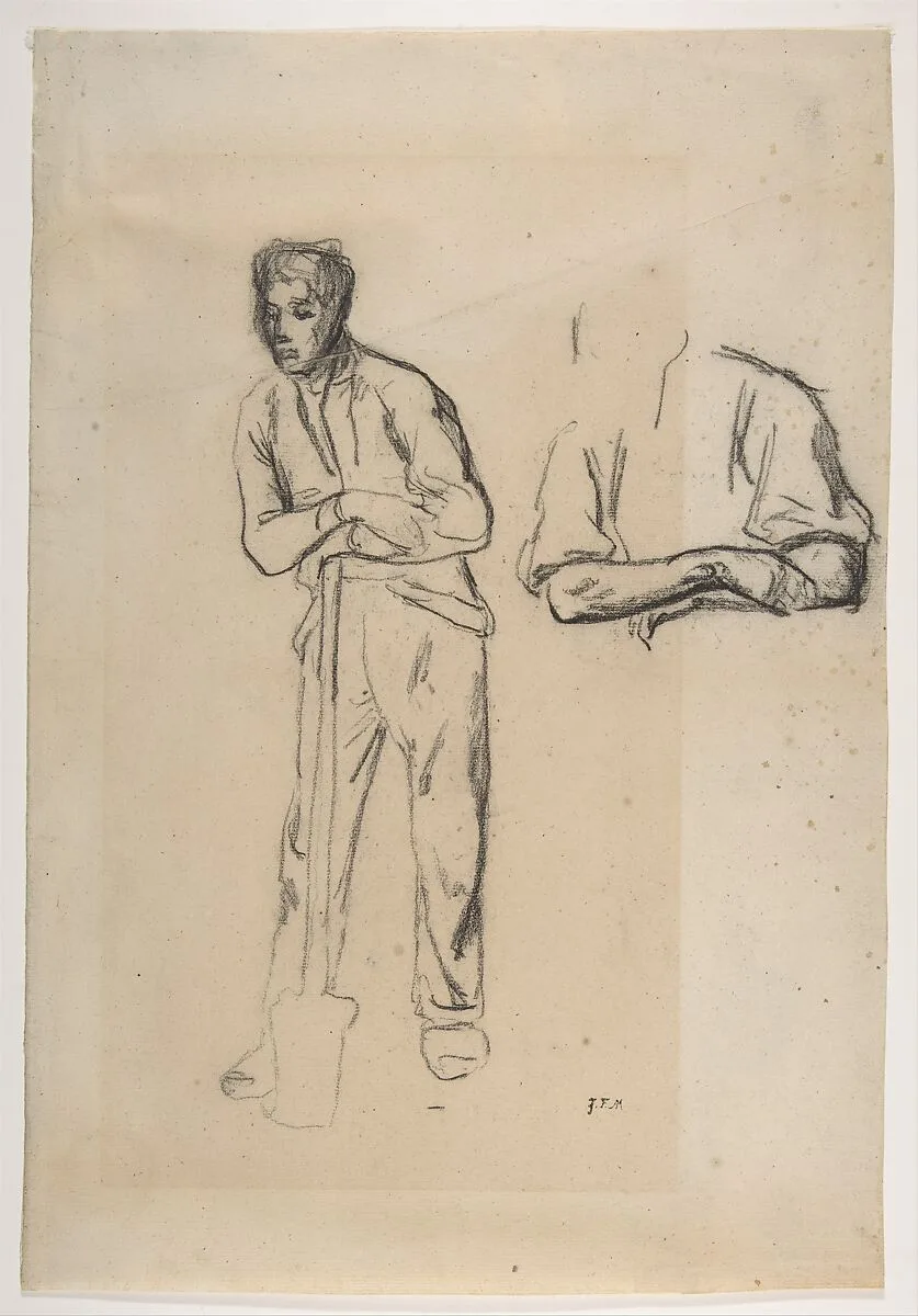 Man with a Spade — Jean-François Millet