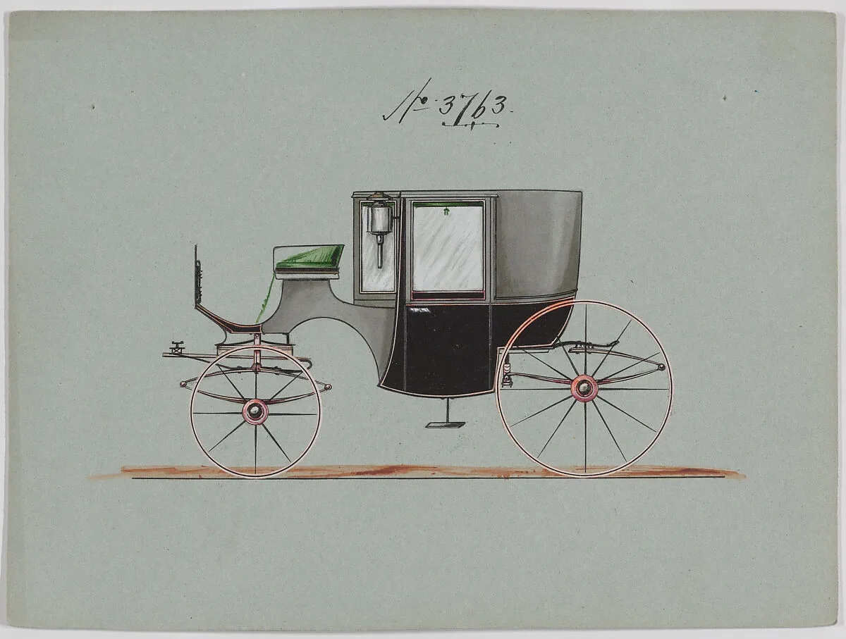 Design for Coupé, no. 3763 — Brewster & Co.