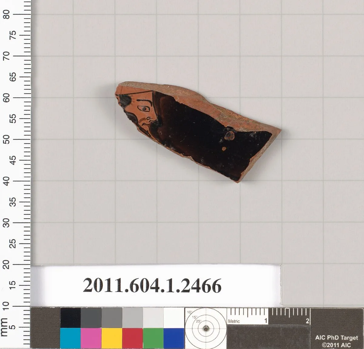 Terracotta fragment of a kylix (drinking cup) — Unknown