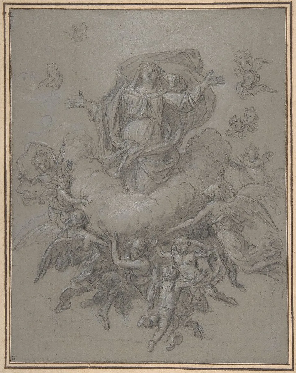 The Assumption of the Virgin — Noël Coypel|Nicolas de Plattemontagne