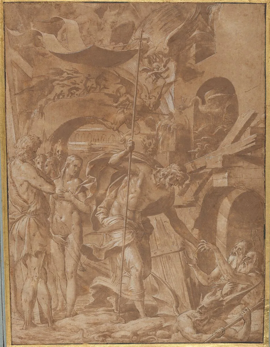 Christ in Limbo — Luca Penni
