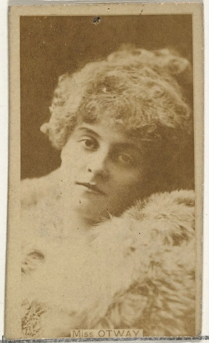 Miss Otway, from the Actors and Actresses series (N145-8) issued by Duke Sons & Co. to promote Duke Cigarettes — American Tobacco Company|W. Duke, Sons & Co.