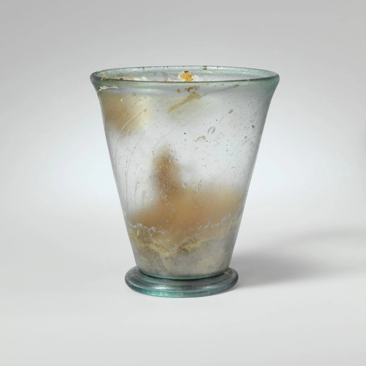 Glass footed beaker — Unknown