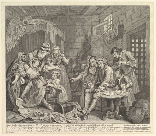 A Rake's Progress, Plate 7