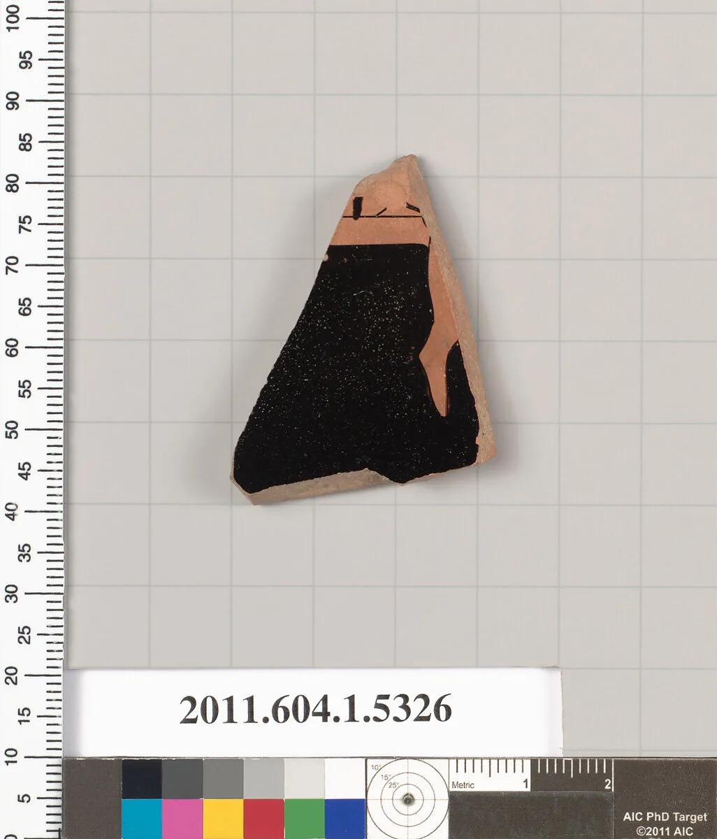 Terracotta fragment of a kylix (drinking cup) — Unknown