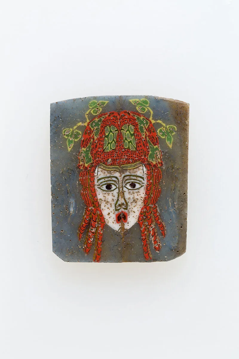 Plaque, female face — Unknown
