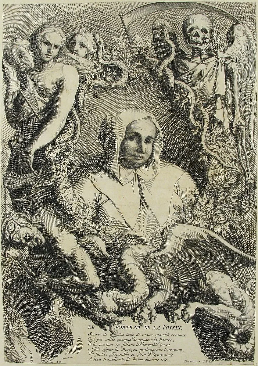 Portrait of la Voisin — Antoine Coypel