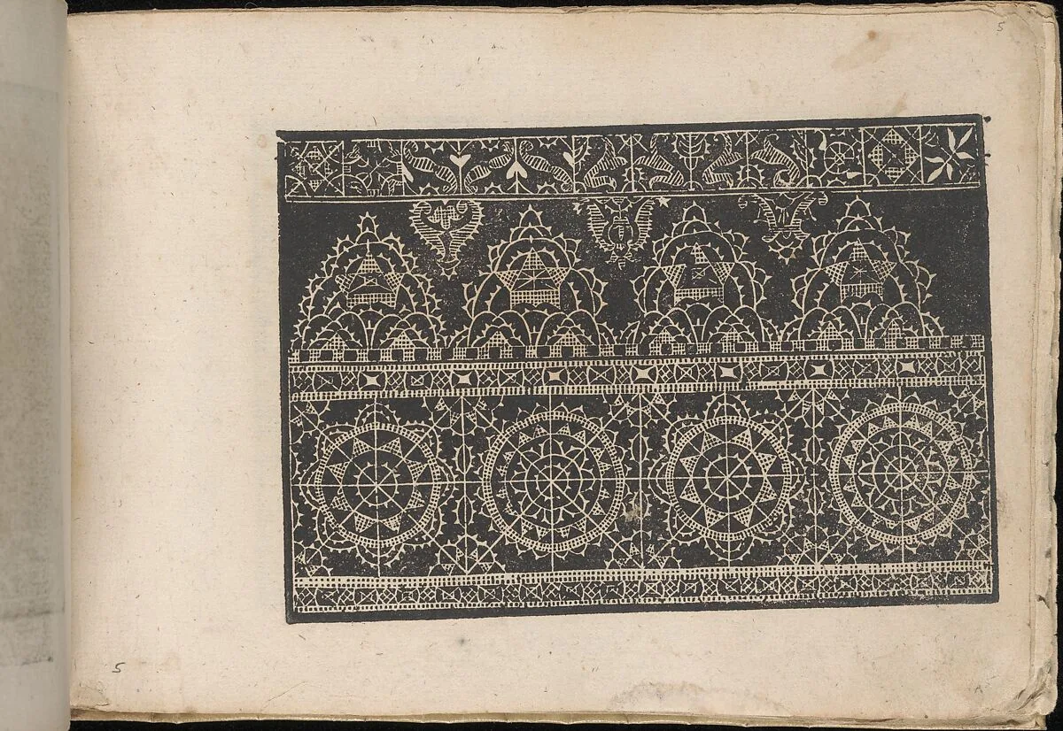 Fiori di Ricami Nuovamente Posti in Luce, page 5 (recto) — Matteo Florimi|Francesco de' Franceschi