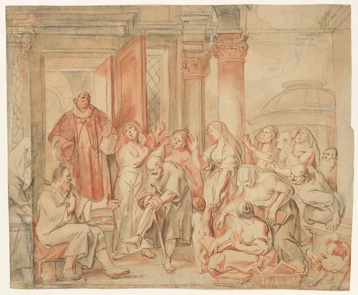 Saint Philip Healing the Cripple in Samaria