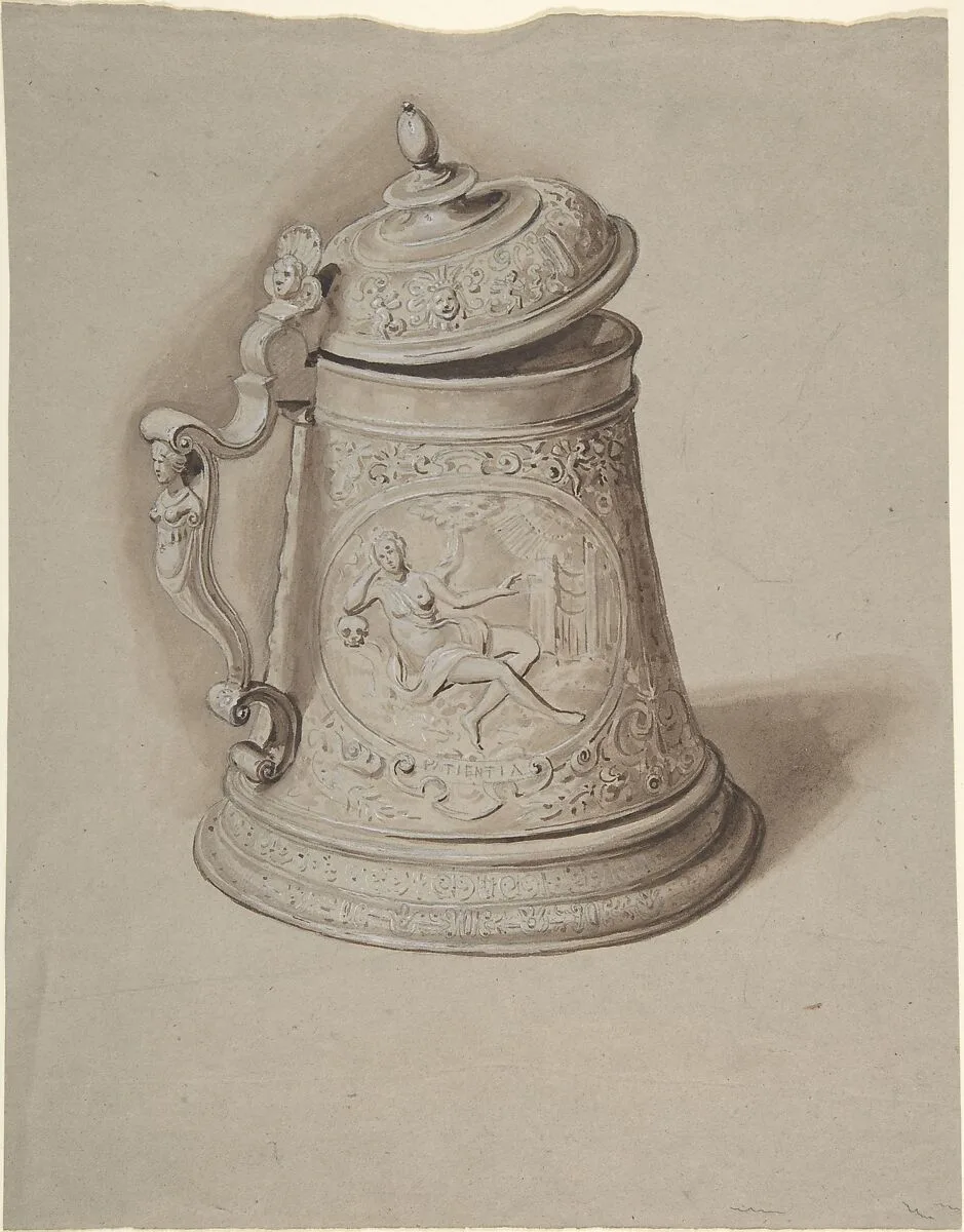 Design for a Tankard — Anonymous, Italian, 19th century