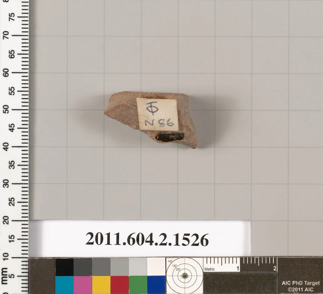 Terracotta fragment of a skyphos (deep drinking cup) — Unknown