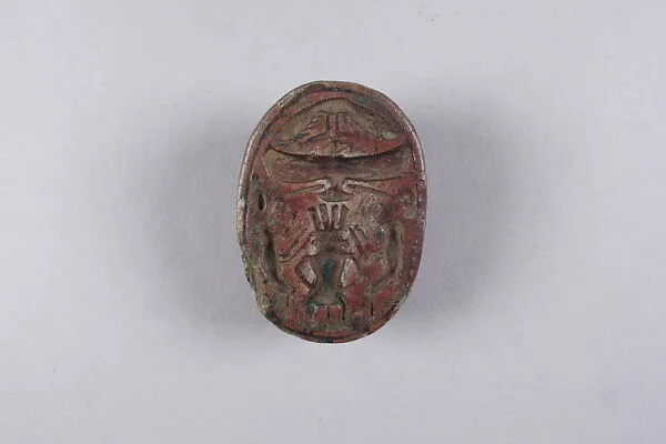 Scarab with a Representation of Bes and Animals — Unknown