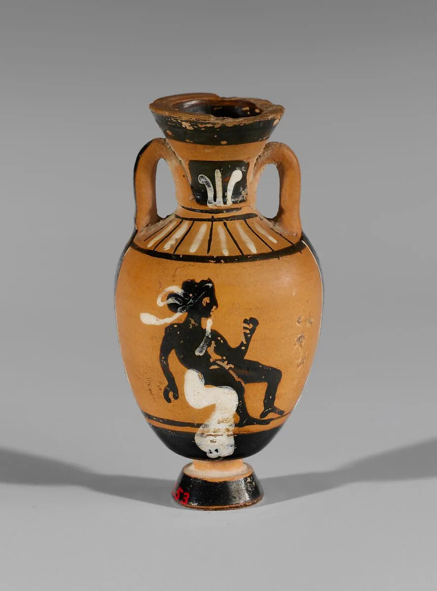 Terracotta miniature Panathenaic amphora — Bulas Group