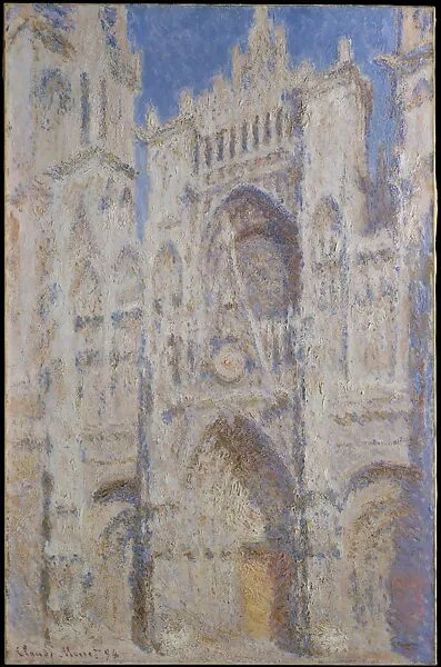 Rouen Cathedral: The Portal (Sunlight) — Claude Monet