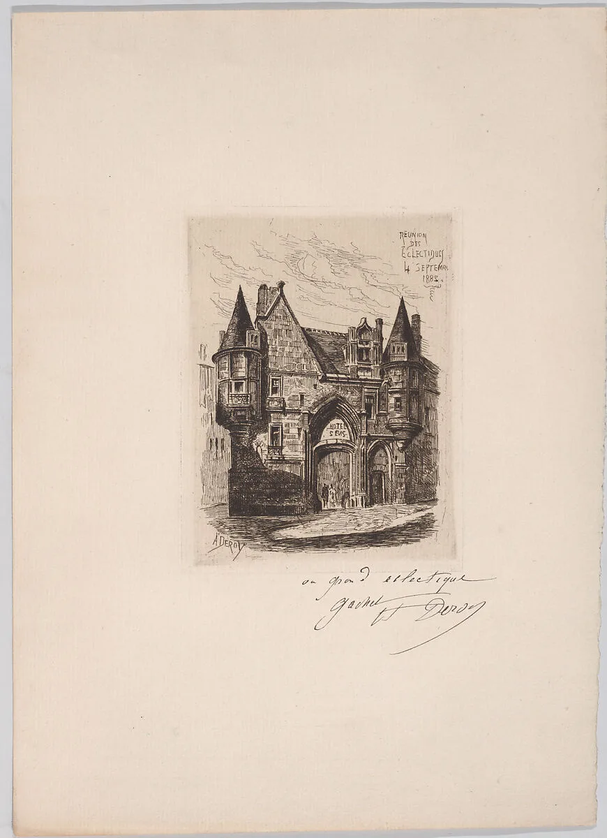 Hôtel Sens — Auguste Victor Deroy