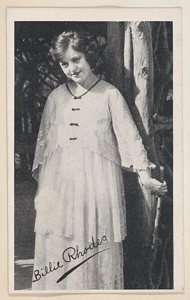 Billie Rhodes from Kromo Gravure "Leading Moving Picture Stars" (W623) — Kromo Gravure Photo Company, Detroit, Michigan