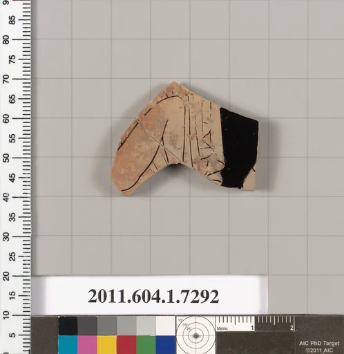 Terracotta fragment of a kylix (drinking cup)