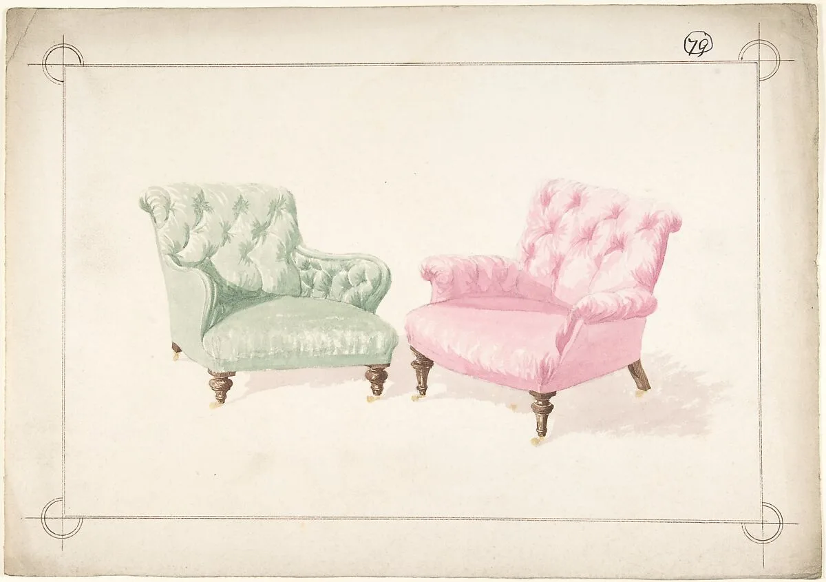 Designs for Two Chairs — Charles Hindley and Sons