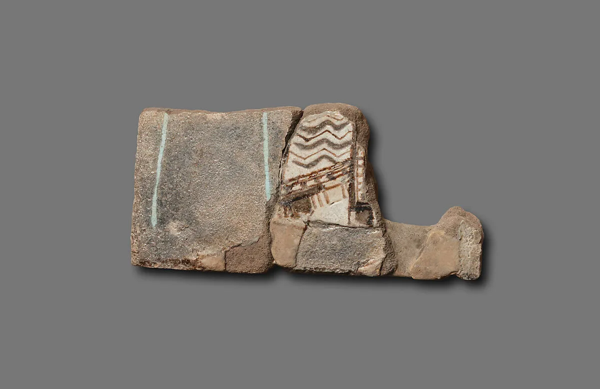 Tile from walls of Throne Room in the palace of Ramesses II — Unknown