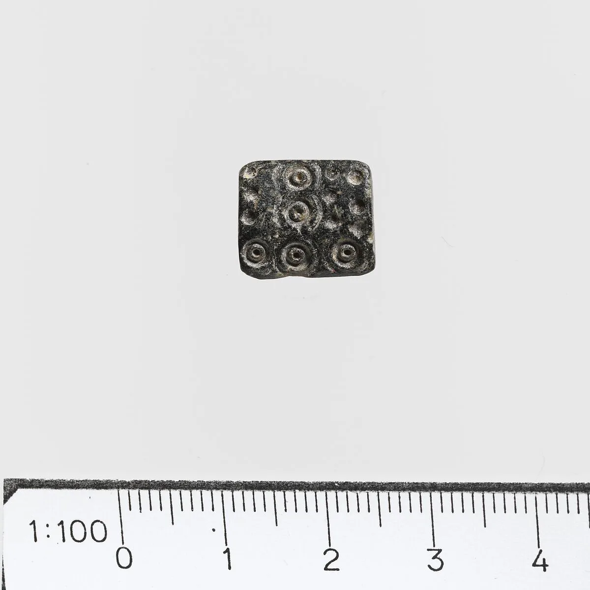 Steatite cushion-shaped seal — Unknown