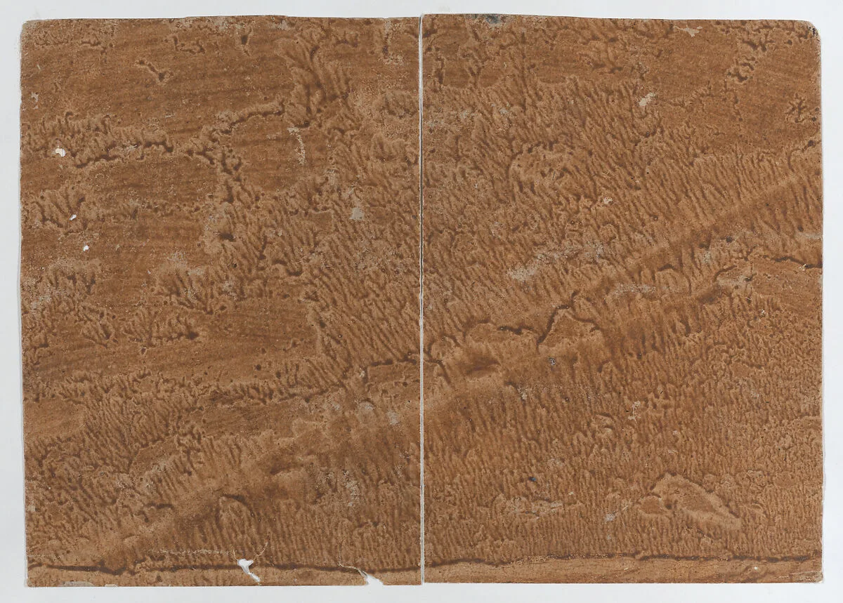 Brown paste paper book cover — Anonymous